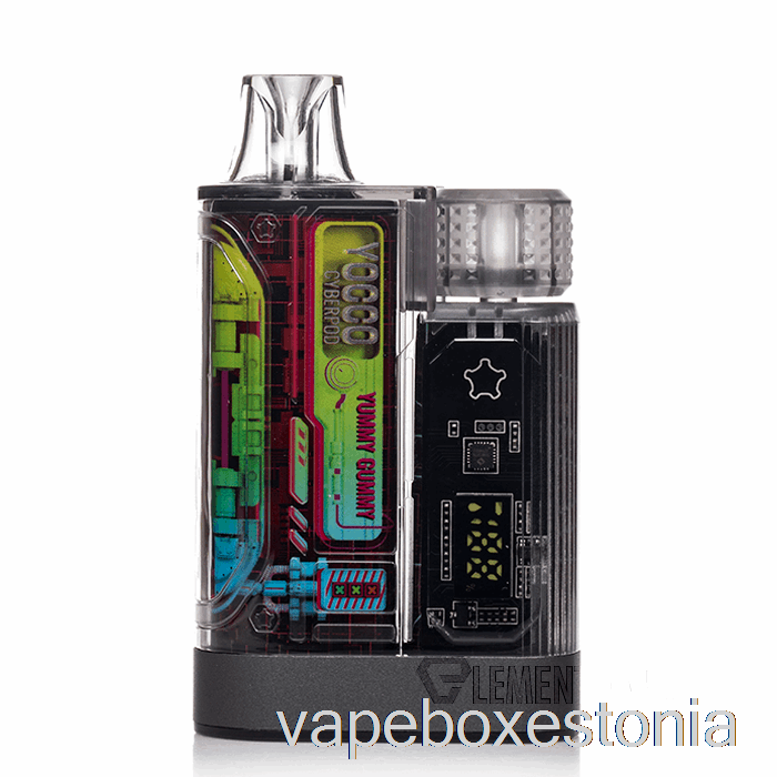 Vape Box Estonia Yocco Cyberpod 12000 ühekordne Nami Kummikomm